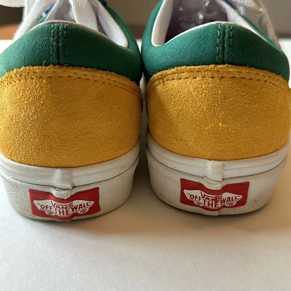 VANS Unisex Yacht Club Old Skool Classic Suede Sneakers Multi-Color Size M5.5/W7